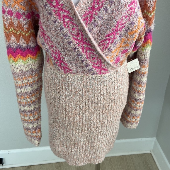 Free People Forever Fairisle Dress size M - Picture 5 of 9